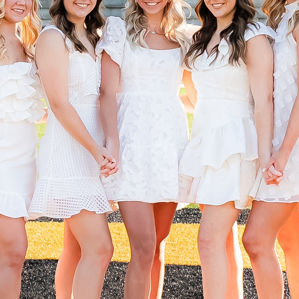 White short dress